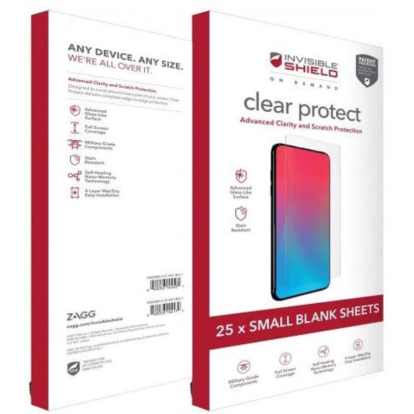 0840056144170-Zagg - 25 films de Protections ISOD Smart FM Small pour machine à découper Zagg--0