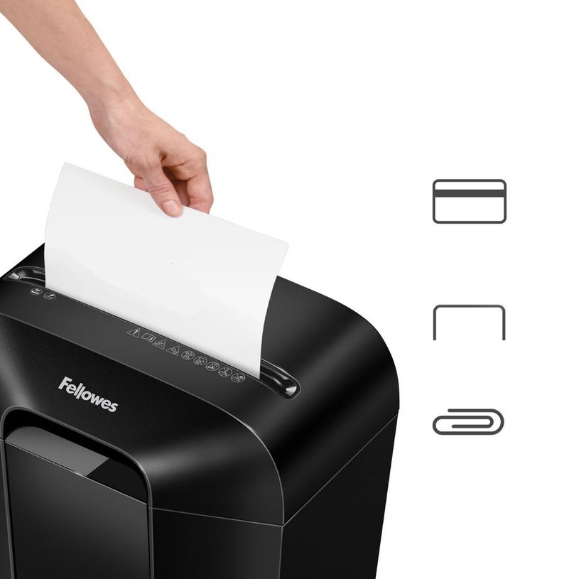 0043859771097-Fellowes Powershred LX41 - Destructora - mini corte - 4 x 12 mm - P-4--3
