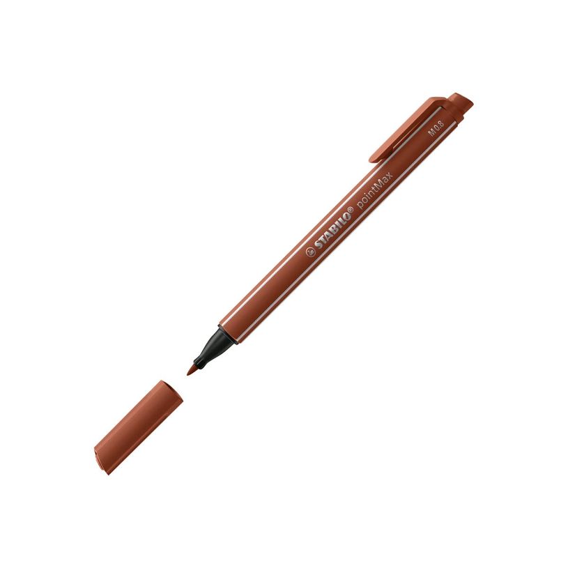 4006381581431-STABILO pointMax - Feutre d'écriture - pointe moyenne - marron rouille-P_405127048_1-0
