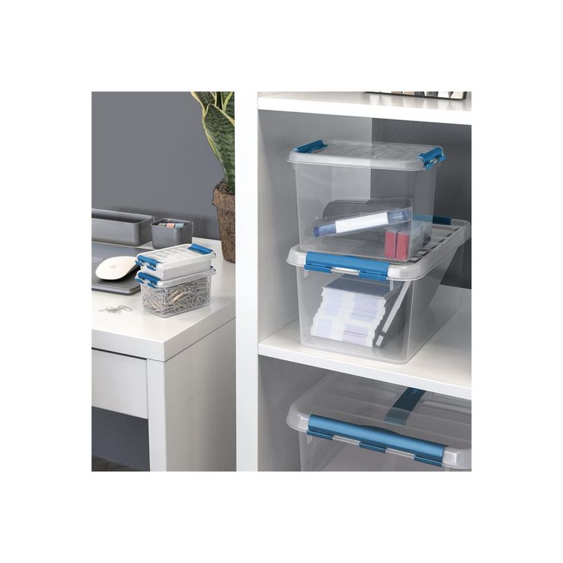 8711112781252-Sunware Q-line - Boîte d'archive - 3 litres - bleu/transparent-P_405127092_2-1
