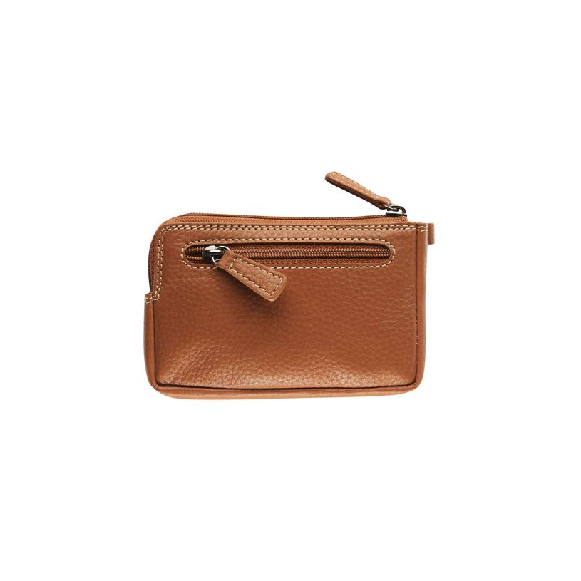 5413082209936-Porte-monnaie/porte-clés avec fermeture éclair Dakota - cognac - label M-P_405127129_2-1