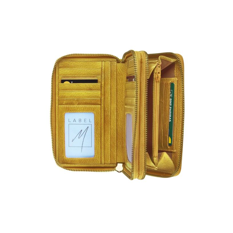 5413082210208-Porte-monnaie double fermeture éclair Savannah - ocre - label M-P_405127147_2-1