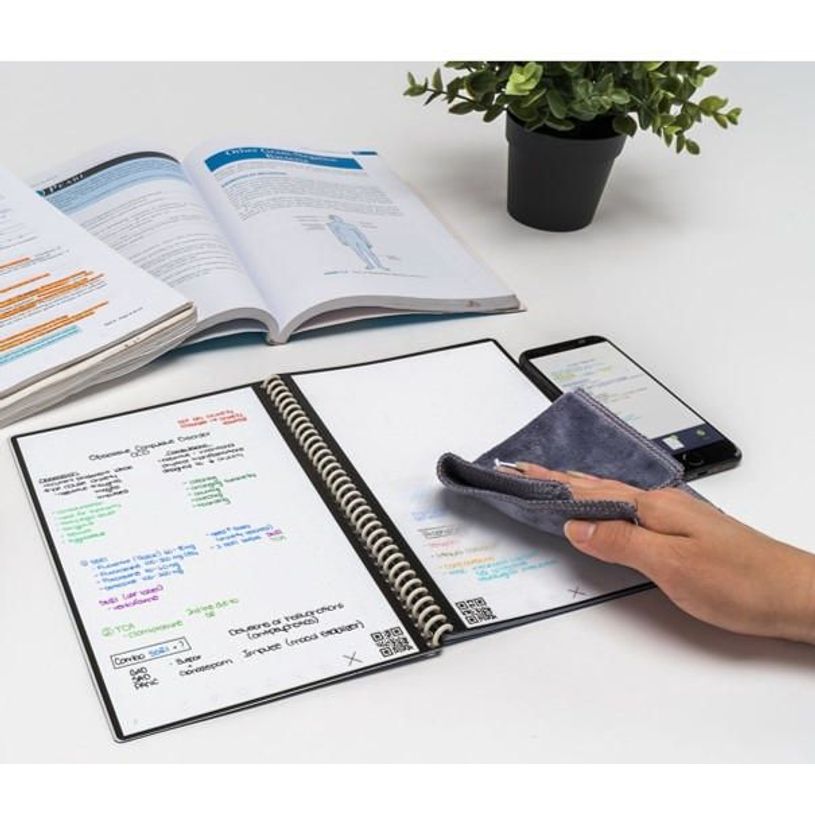 0850015045103-Rocketbook Fusion Executive - Carnet de notes connecté - 42 pages réutilisables - A5 - n-P_405127355_7-6