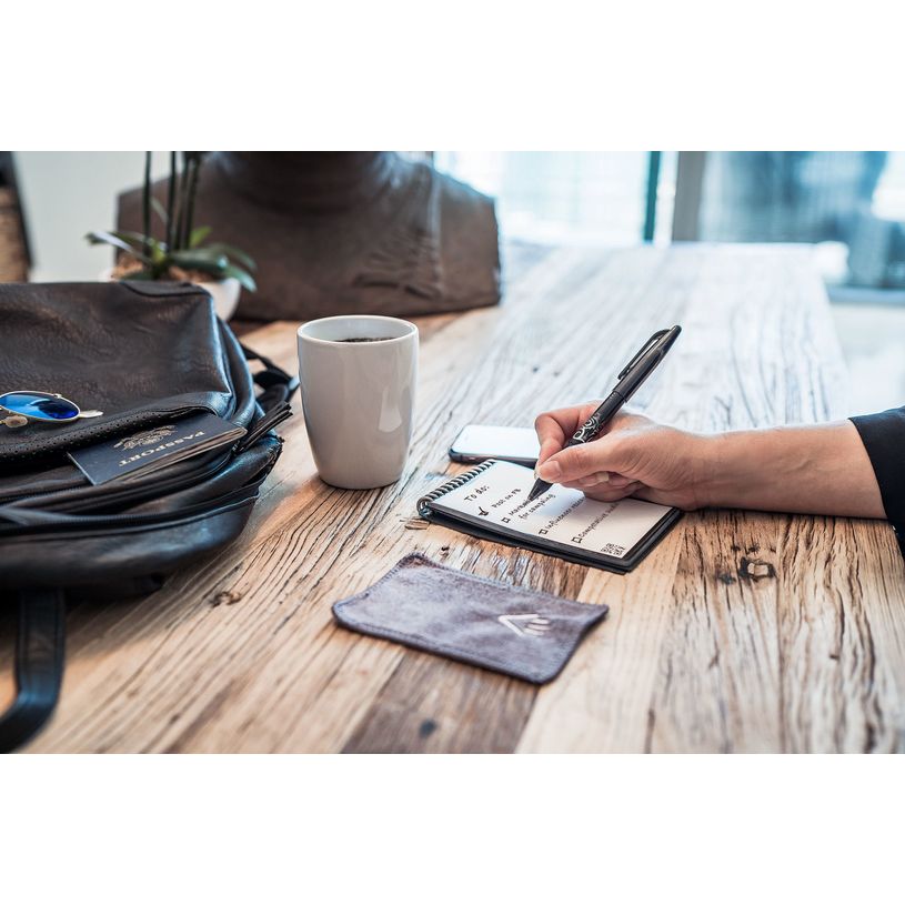 0850015045189-Rocketbook Core - Mini Bloc-notes connecté - 48 pages réutilisables - A6 - noir -P_405127358_9-8