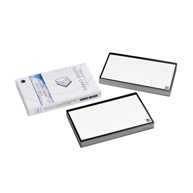 0850015045868-Rocketbook Cloud cards - 40 Fiches connectées et réutilisables - 7,5 x 12,5 cm - contour-P_405127359_2-1