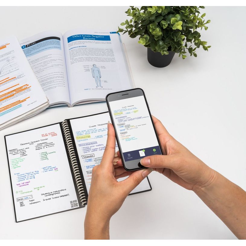 3086123708006-Rocketbook Fusion Executive - Carnet de notes connecté - 42 pages réutilisables - A5 - r-P_405127361_8-7