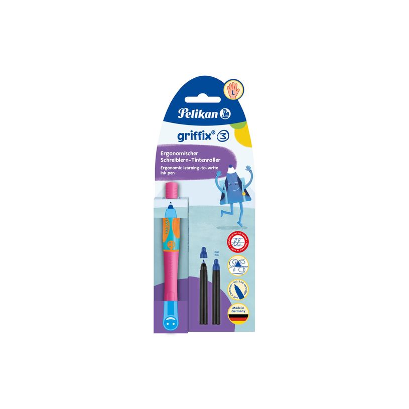 4012700820372-Pelikan Griffix T2LPL - Stylo plum bleu/vert fluo - pour gaucher-P_405127367_2-1