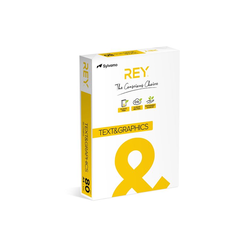 3141720145415-Rey Text & graphics - Papier blanc - A4 (210 x 297 mm) - 80 g/m² - Ramette de 500 feuille-P_405127428_2-2