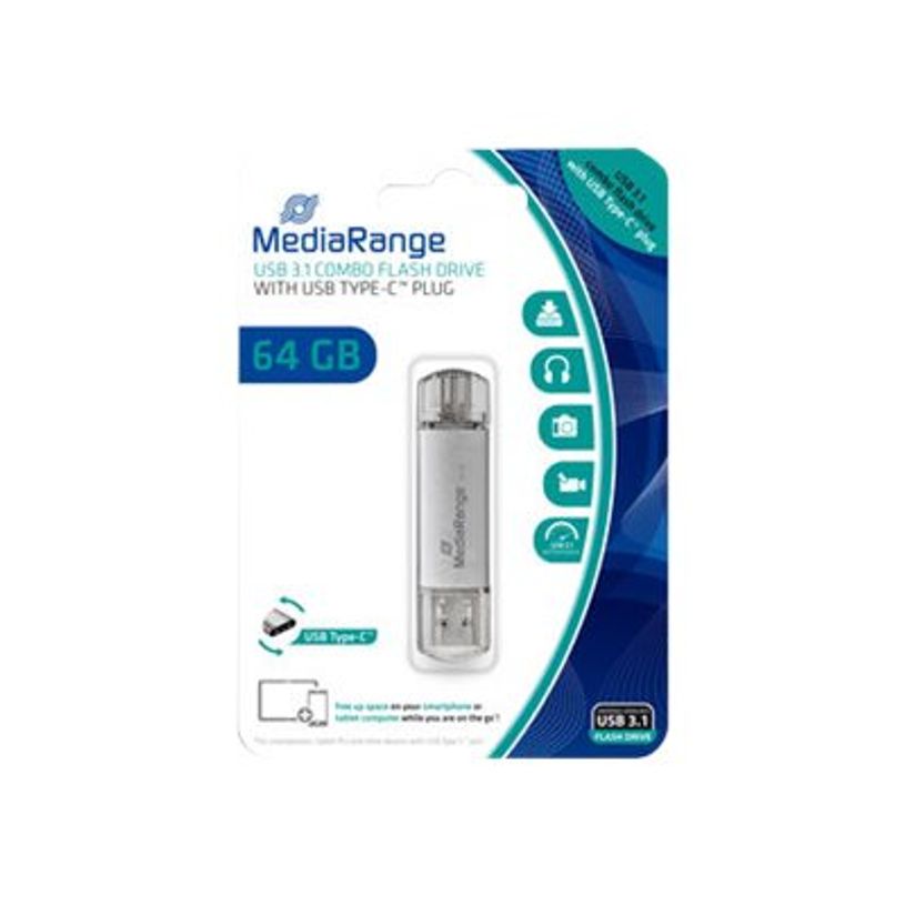 4260459614197-MediaRange combo - clé USB 64 Go - USB 3.1-P_405127503_1-0