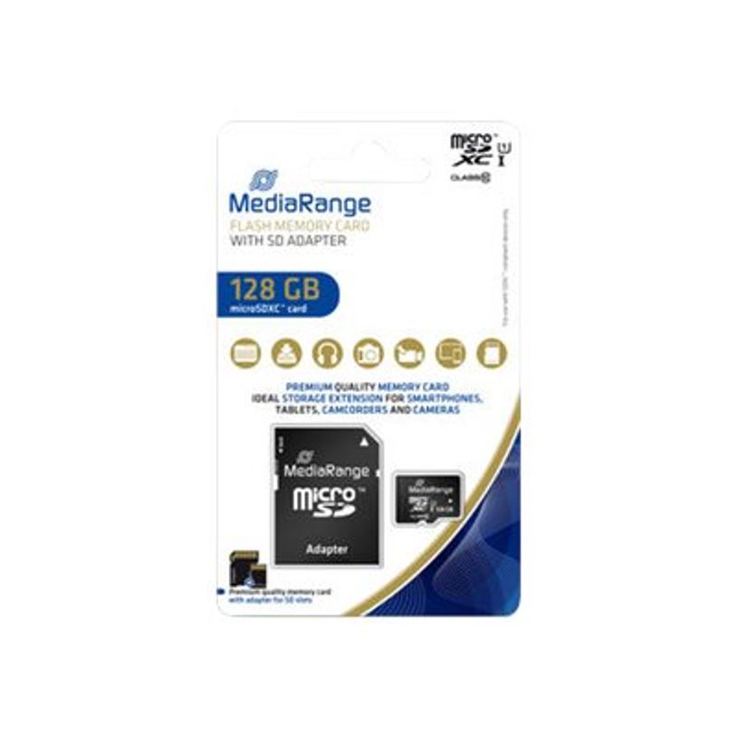 4260459613633-MediaRange MR945 - carte micro SDXC 128 Go - avec adaptateur-P_405127506_2-1