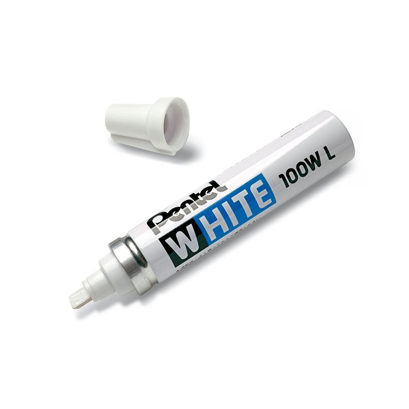 3474370114235-Pentel - Marqueur peinture - pointe large - blanc-P_405127586_1-0