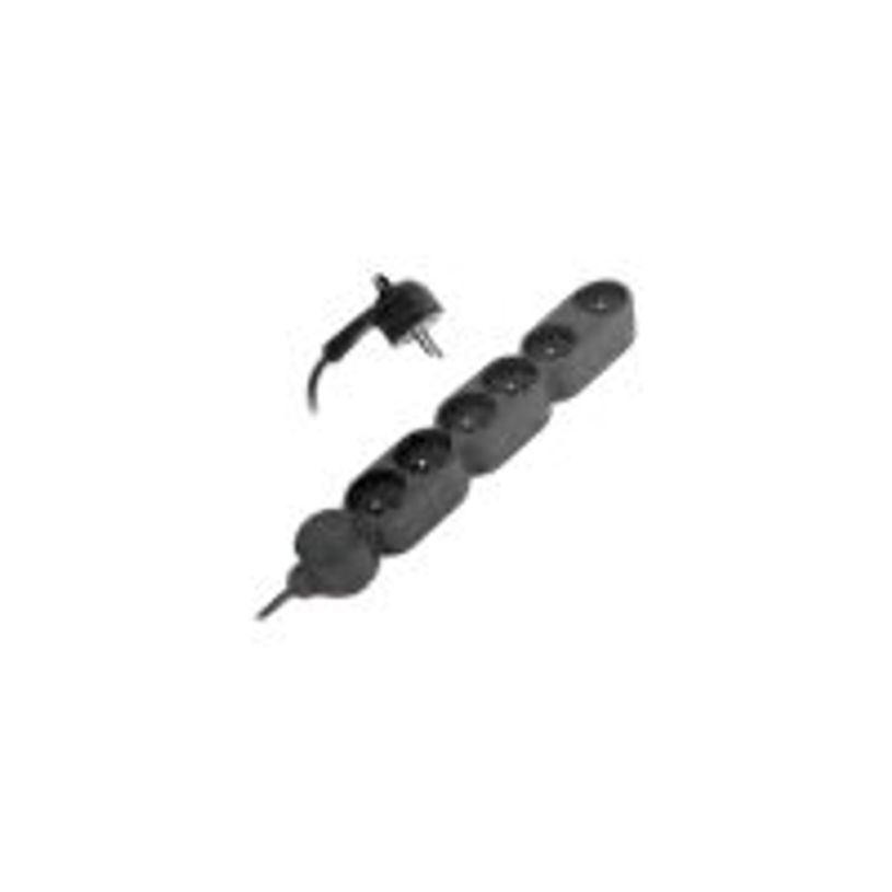 3545411896554-zenitech - Multiprise 3 prises avec interrupteur - noir - 1,5 m-P_405127629_1-0