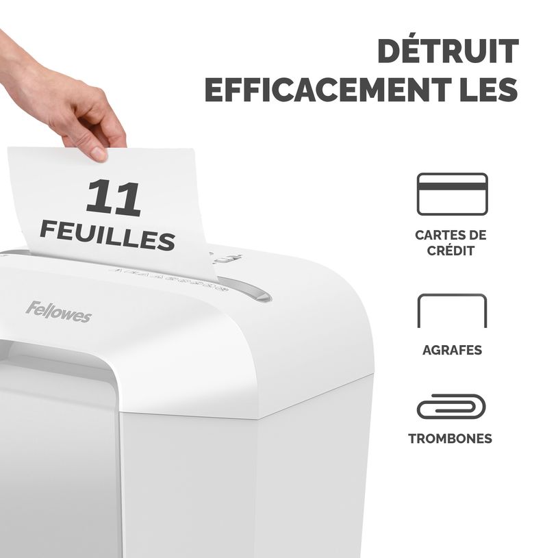 0043859771110-Fellowes PoF2:F21wershred LX70 - Destructeur de documents coupe particules - P-4-P_405127681_6-3