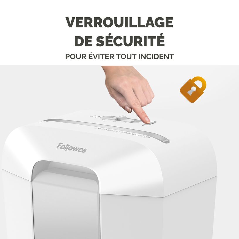 0043859771110-Fellowes PoF2:F21wershred LX70 - Destructeur de documents coupe particules - P-4-P_405127681_7-4