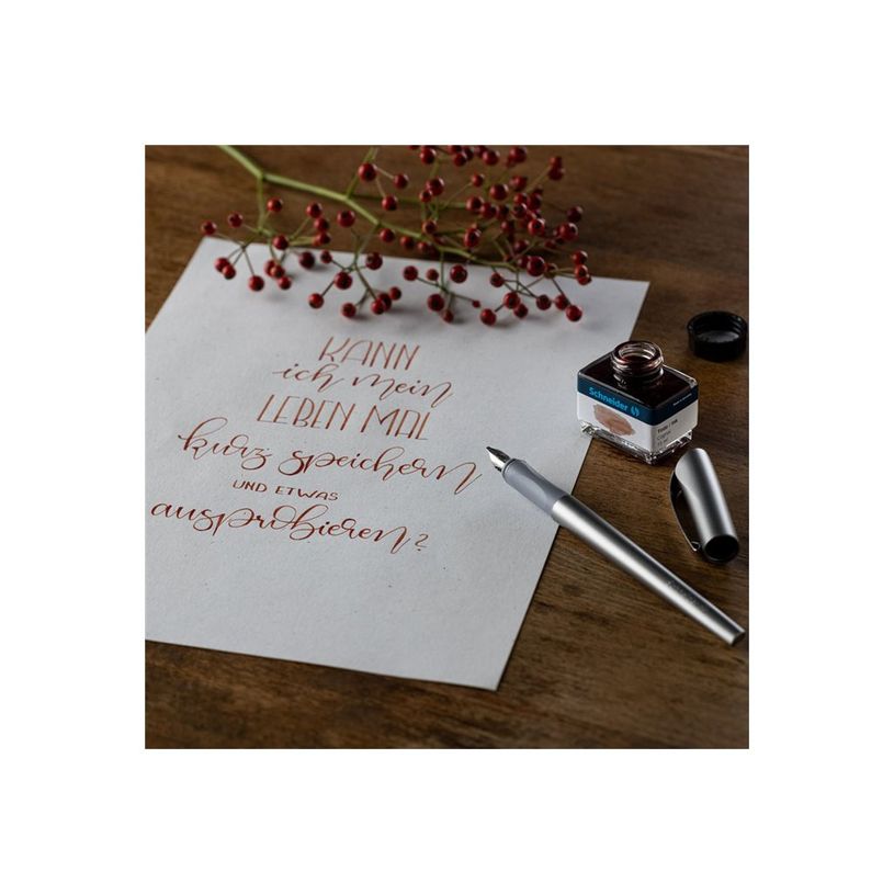 4004675157683-Schneider Callissima - Stylo plume pour calligraphie - 1,8 mm - corps anthracite - encre b-P_405127924_5-1