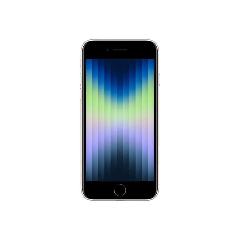0194253013259-Apple iPhone SE 2022 (3e gen) - Smartphone - 5G - 64 Go - Lumière stellaire-P_405127928_2-0