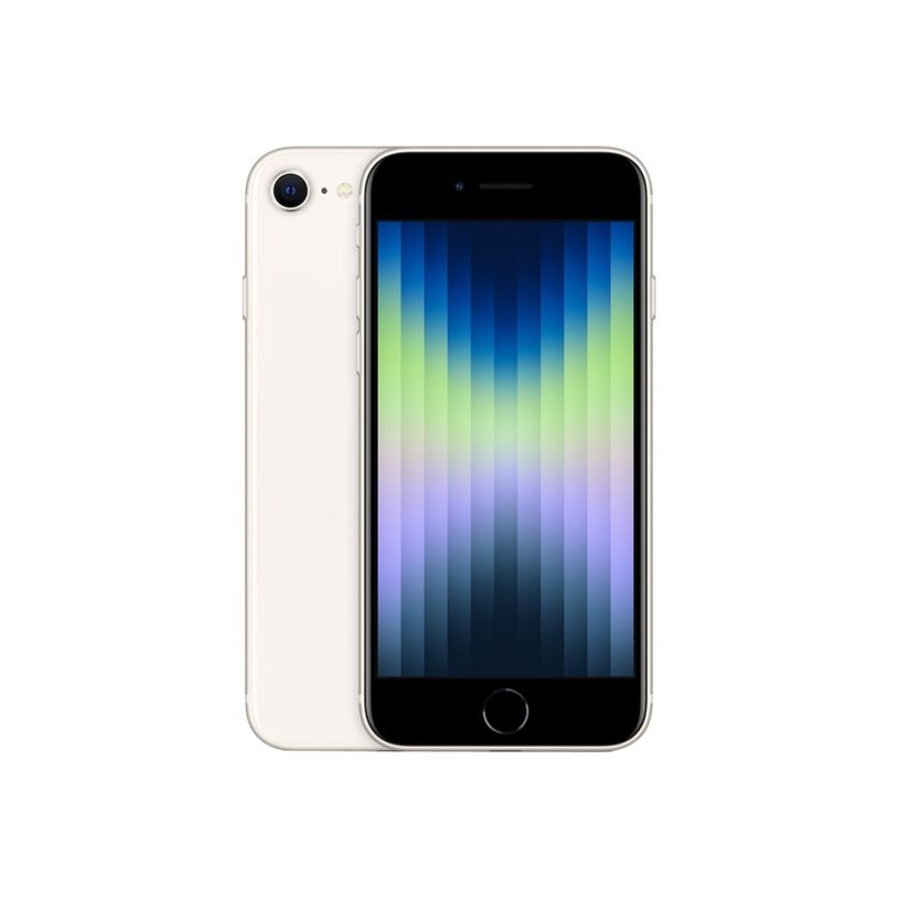 0194253013259-Apple iPhone SE 2022 (3e gen) - Smartphone - 5G - 64 Go - Lumière stellaire-P_405127928_6-4
