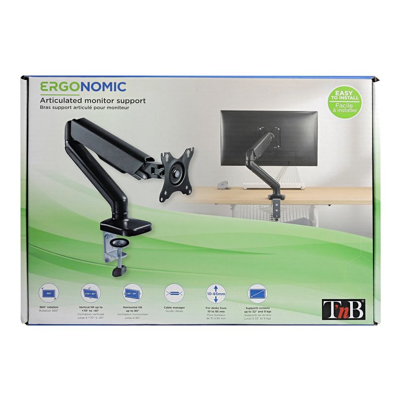 3303170105276-T'nB - kit de montage - Bras porte-écran simple - noir-P_405128366_1-9