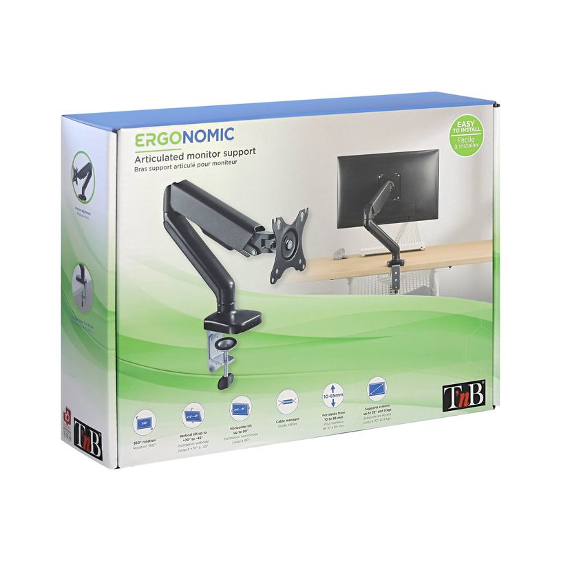 3303170105276-T'nB - kit de montage - Bras porte-écran simple - noir-P_405128366_2-7