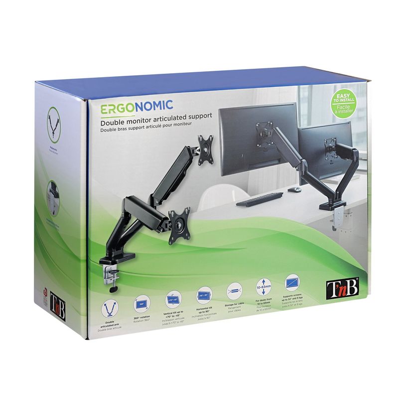 3303170105283-T'nB - kit de montage - Bras porte-écran double - noir-P_405128367_2-12