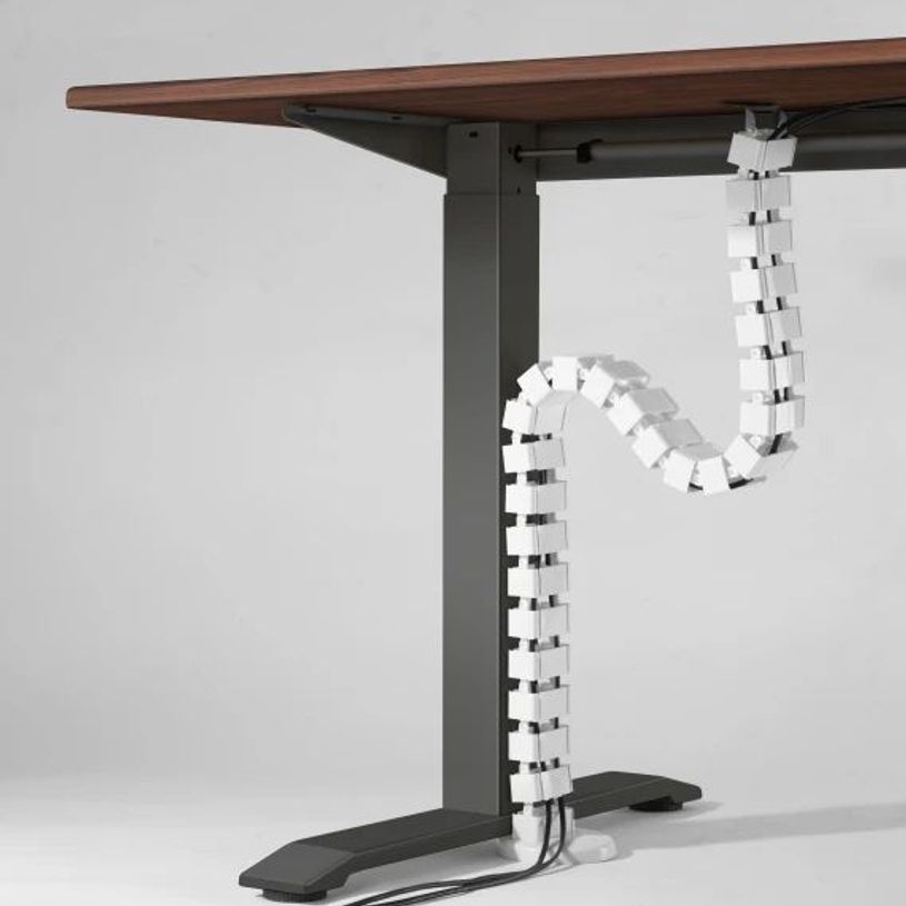 3303170107980-T'nB Ergonomic - Guide câble articulé avec base en métal - blanc-P_405128370_6-2