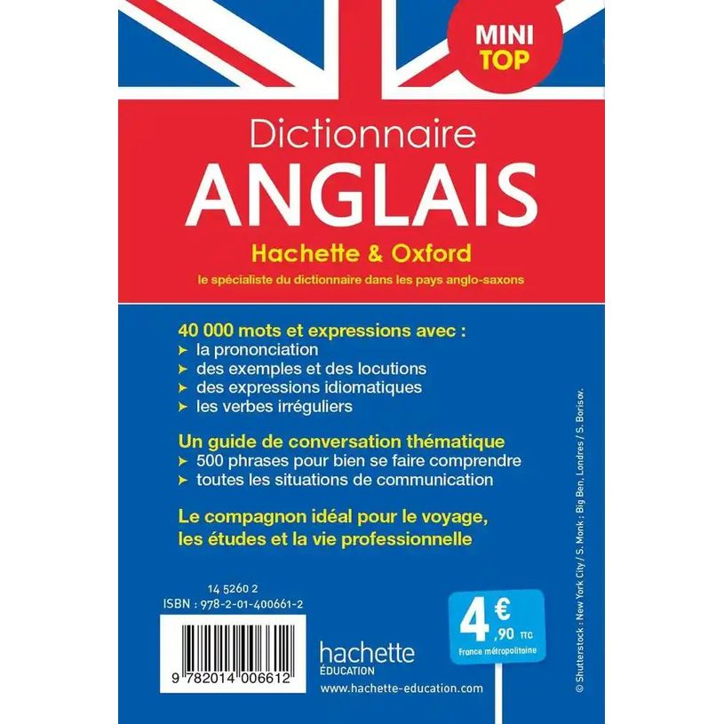 9782014006612-Dictionnaire Mini Top Hachette & Oxford - Bilingue Français/anglais - Anglais/français, -P_405128391_2-1