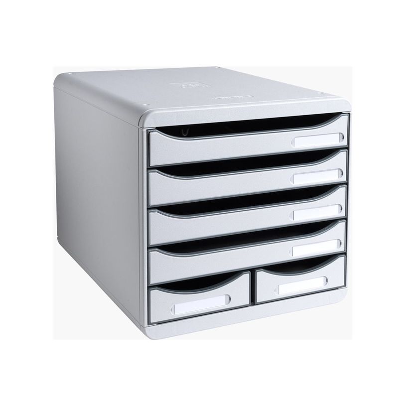 9002495312744-Exacompta Office Big Box - Module de classement 6 tiroirs - gris clair-P_405128413_2-1