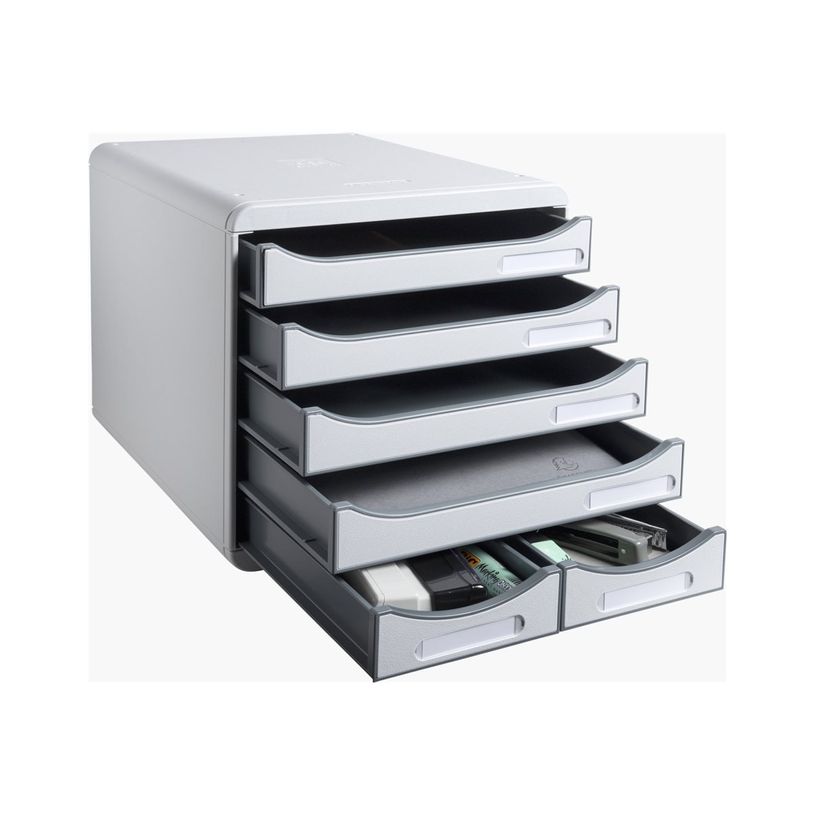 9002495312744-Exacompta Office Big Box - Module de classement 6 tiroirs - gris clair-P_405128413_3-2