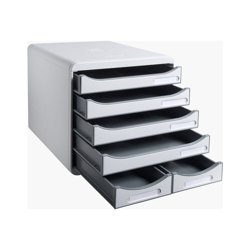 9002495312744-Exacompta Office Big Box - Module de classement 6 tiroirs - gris clair-P_405128413_4-3