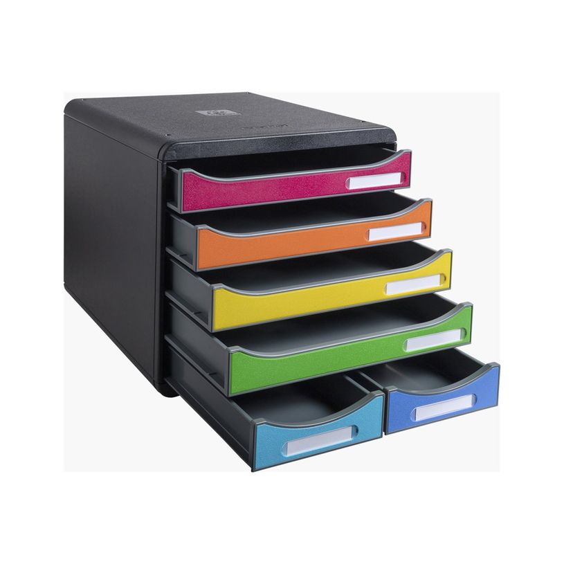 9002490312794-Exacompta Iderama - Module de classement 6 tiroirs - arlequin, black housing-P_405128414_4-3