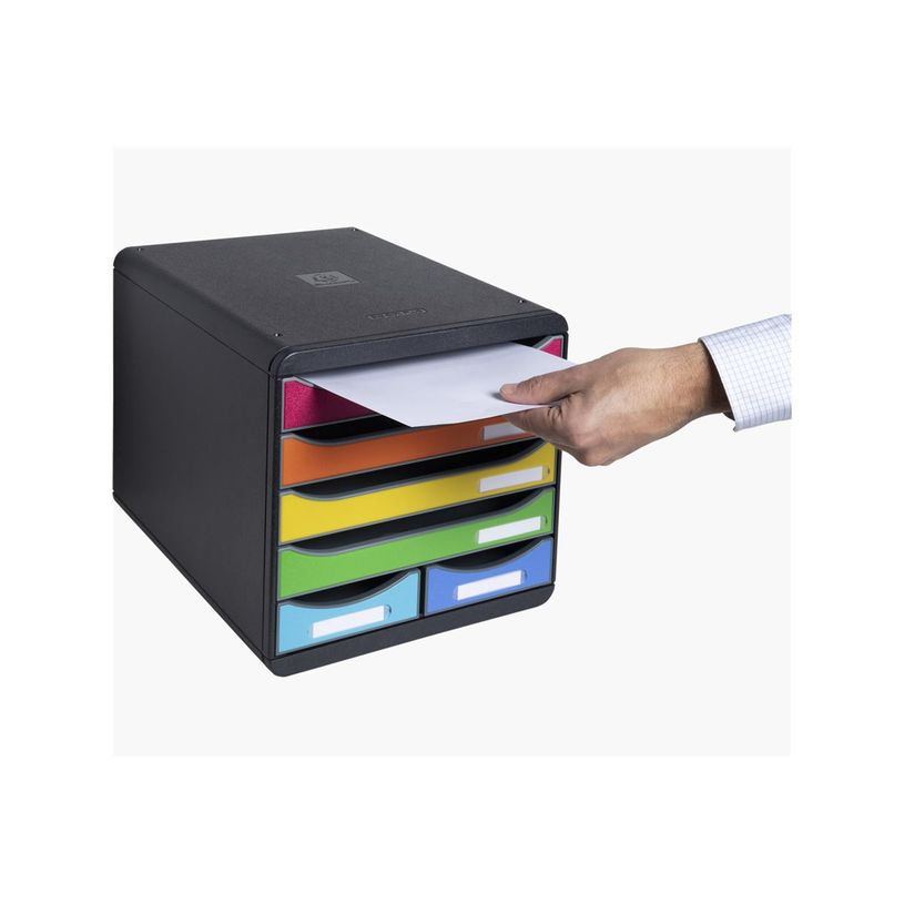 9002490312794-Exacompta Iderama - Module de classement 6 tiroirs - arlequin, black housing-P_405128414_5-4