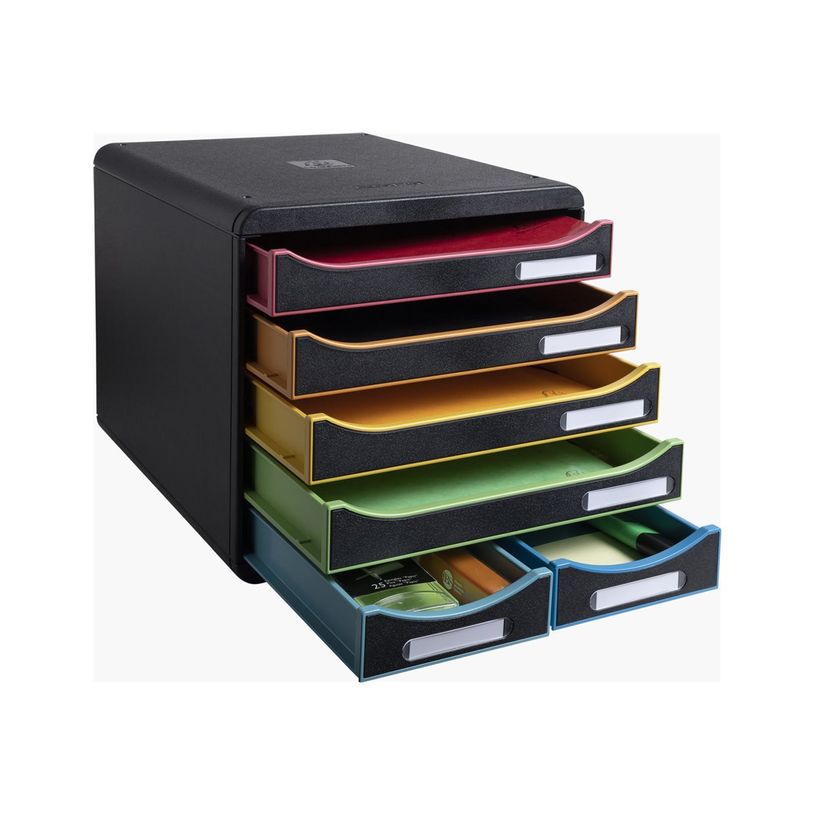 9002492312914-Exacompta Office Big Box - Module de classement 6 tiroirs - noir arlequin-P_405128416_4-3