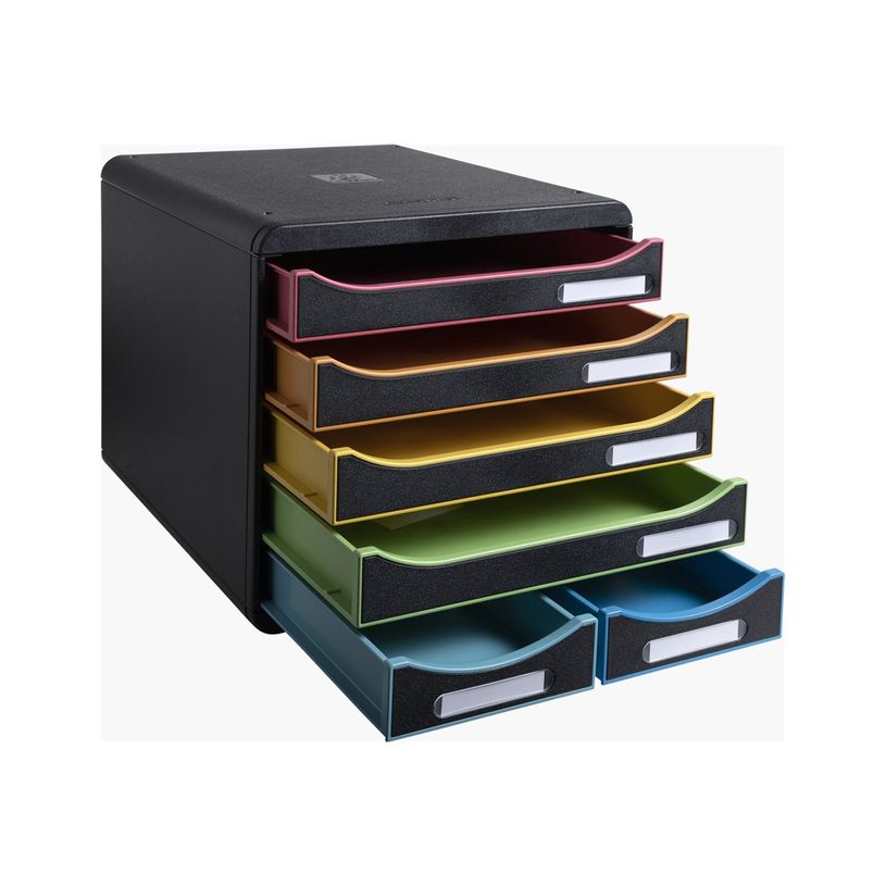 9002492312914-Exacompta Office Big Box - Module de classement 6 tiroirs - noir arlequin-P_405128416_5-4