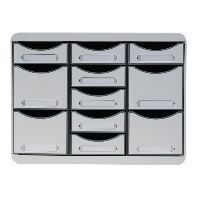 9002492313744-Exacompta Office Store-Box Multi - Module de classement 11 tiroirs - gris clair-P_405128419_1-0