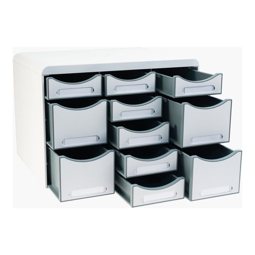 9002492313744-Exacompta Office Store-Box Multi - Module de classement 11 tiroirs - gris clair-P_405128419_5-4