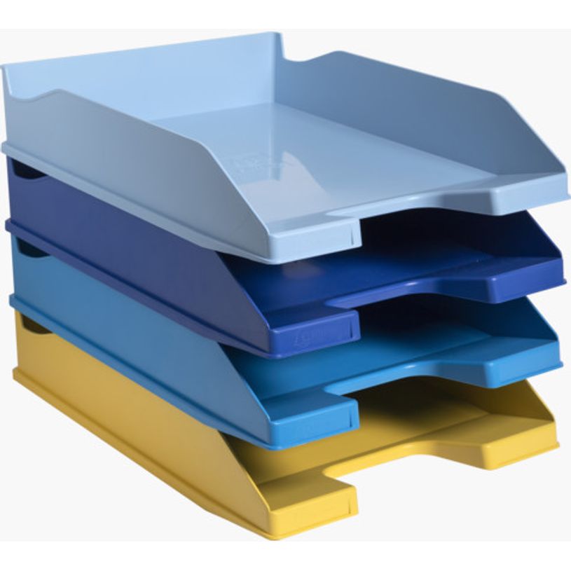 9002495113204-Exacompta BeeBlue - Lot de 4 corbeilles à courrier - couleurs assorties-P_405128440_7-5