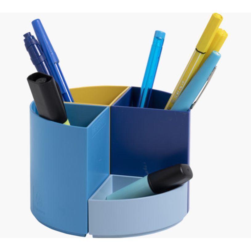 9002490682026-Exacompta BeeBlue - Pot à crayons modulable - 4 compartiments - couleurs assorties-P_405128441_3-2