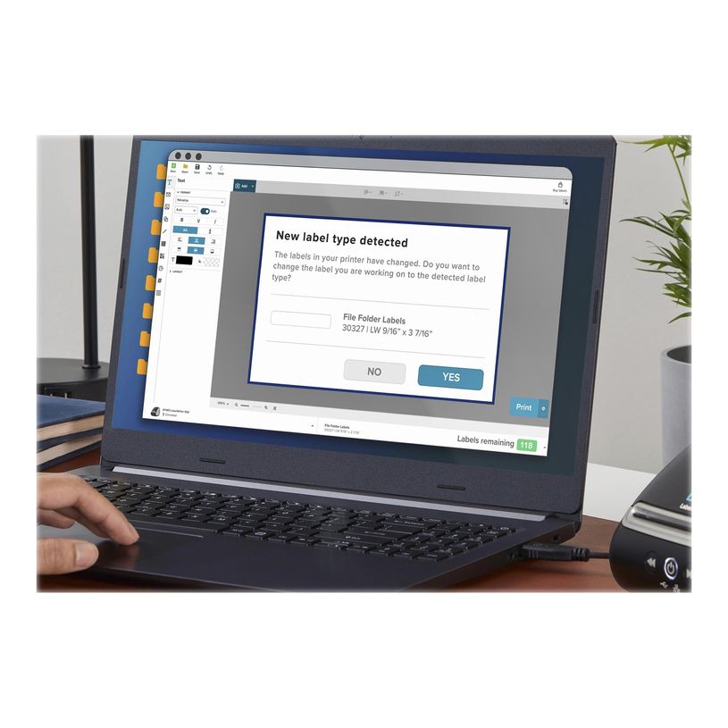 3026981127250-DYMO LabelWriter 5XL - Étiqueteuse - imprimante d'étiquettes monochrome - impression par-P_405128472_8-7