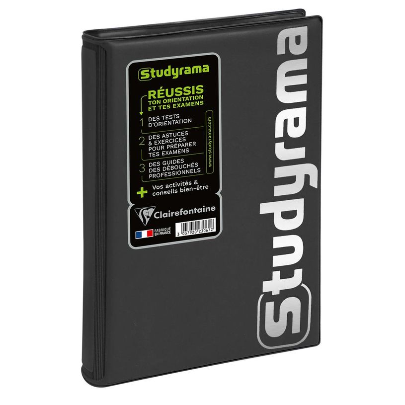3037920230672-Agenda Studyrama - 1 jour par page - 14 x 20 cm - noir - Exacompta-P_405128555_1-0