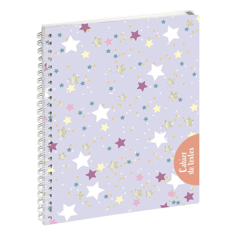 3660942079969-Cahier de textes spiralé Elsa - 17 x 22 cm - étoiles - Exacompta-P_405128559_1-0