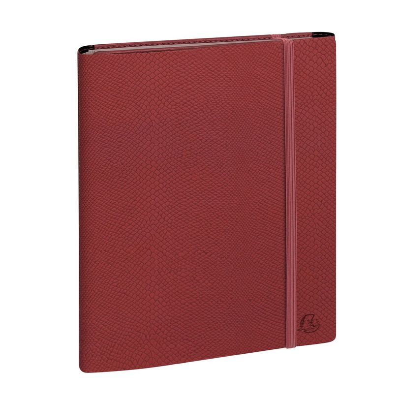 3660942080385-Agenda All in One + carnet - 1 semaine sur 2 pages - 16 mois - 15 x 21 cm - rouge - Exacom-P_405128575_1-0