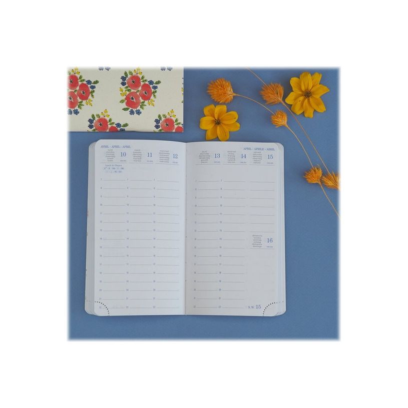 3660942080095-Agenda Green by Julie Adore - 1 semaine sur 2 pages - 16 mois  - 9 x 16 cm - bleu - Exacom-P_405128591_1-5