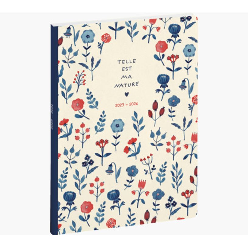 3660942080118-Agenda Green by Julie Adore - 1 semaine sur 2 pages - 16 mois - 15 x 21 cm - bleu - Exacom-P_405128593_2-0