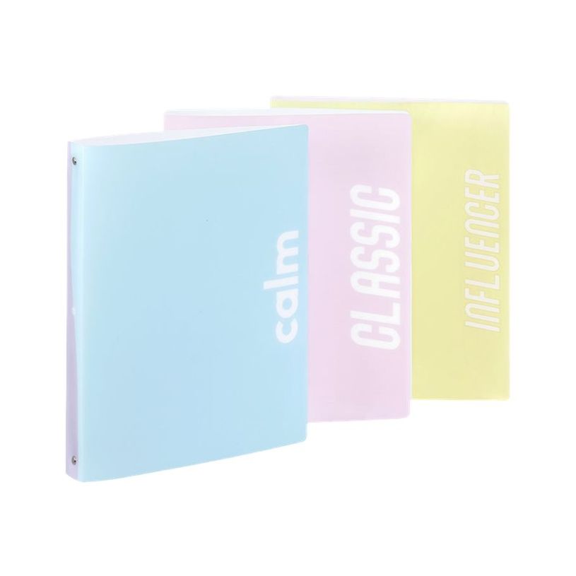 3135252183236-Viquel Milkshake - Classeur 4 anneaux - Dos 35 mm - A4 - pour 250 feuilles - disponible en-P_405128629_1-0