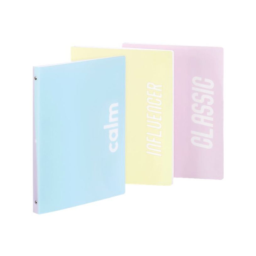 3135256093234-Viquel Milkshake - Classeur 4 anneaux - Dos 25 mm - A4 - pour 100 feuilles - disponible en-P_405128631_1-0