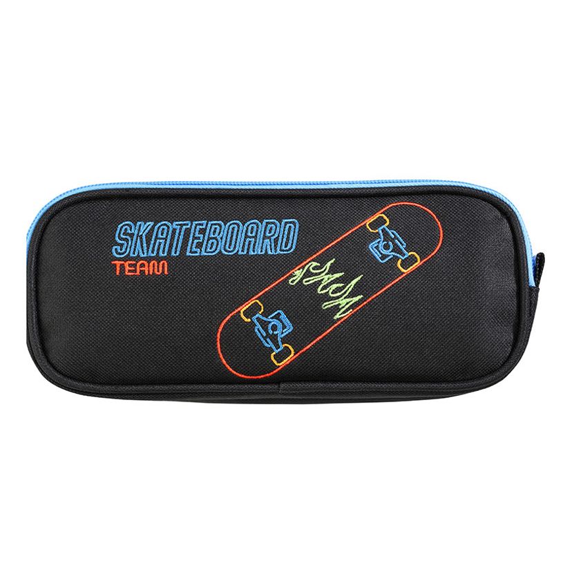 3135258773172-Trousse rectangulaire Skate - 2 compartiments - noir - Viquel-P_405128649_3-2