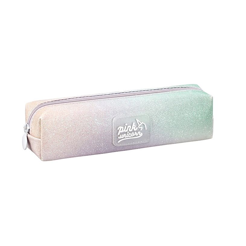 3135258203525-Trousse rectangulaire Pink Unicorn - 1 compartiment - 2 modèles disponibles - Viquel-P_405128659_2-1