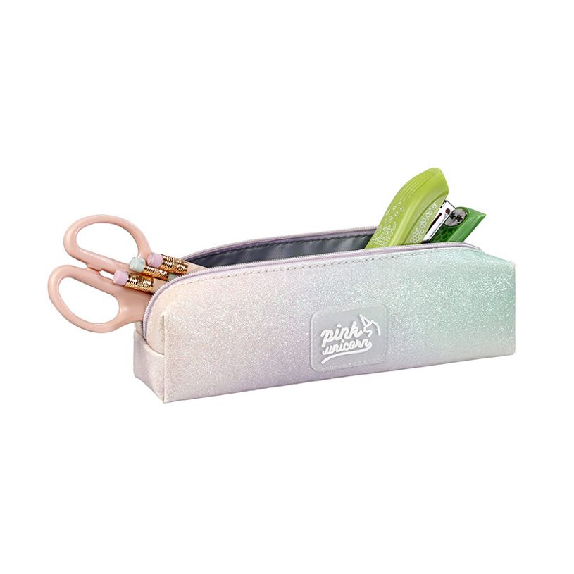 3135258203525-Trousse rectangulaire Pink Unicorn - 1 compartiment - 2 modèles disponibles - Viquel-P_405128659_4-3