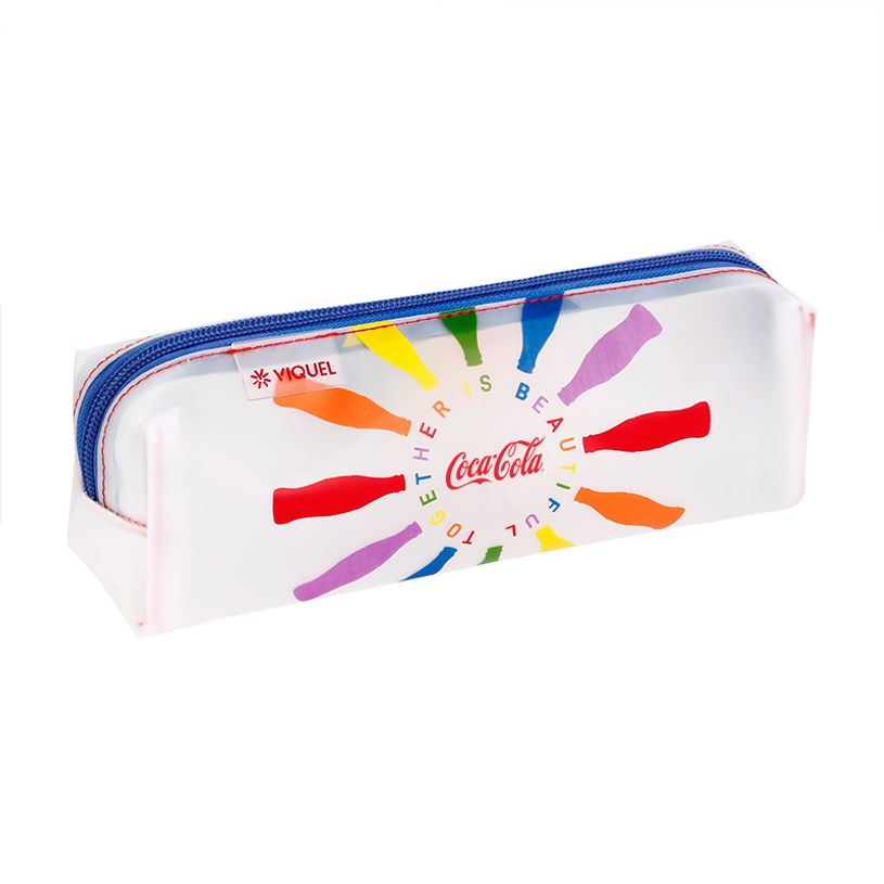 3135258313521-Trousse rectangulaire Coca-Cola - 1 compartiment - 2 modèles disponibles - Viquel-P_405128673_2-1