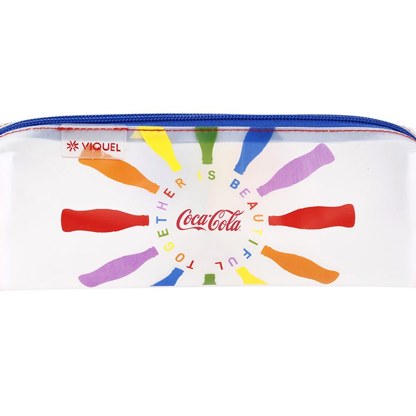 3135258313521-Trousse rectangulaire Coca-Cola - 1 compartiment - 2 modèles disponibles - Viquel-P_405128673_4-3